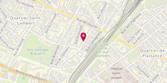 Plan de OUAHBA Jonathan, 64 Rue Labrouste, 75015 Paris