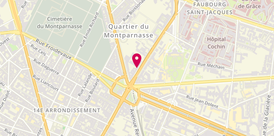 Plan de LEVY Ronaldo, 100 Avenue Denfert Rochereau, 75014 Paris