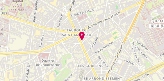 Plan de LINET Thelma, 33 Avenue des Gobelins, 75013 Paris