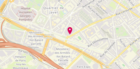 Plan de TOUBIA MARIE LINA, 362 Rue Lecourbe, 75015 Paris