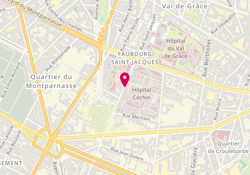 Plan de MELKA Léa, 27 Rue du Faubourg Saint Jacques, 75014 Paris