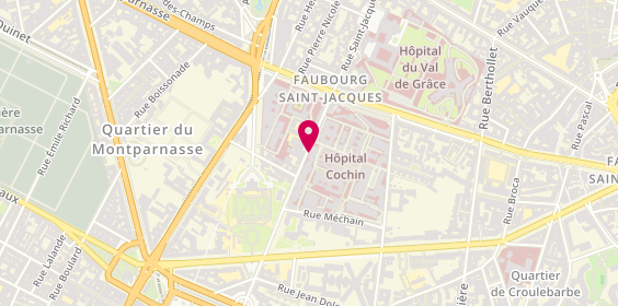 Plan de CAMPIN-QUEINNEC Laetitia, 27 Rue du Faubourg Saint Jacques, 75014 Paris