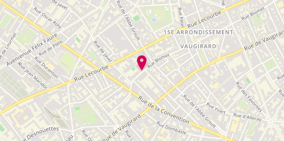 Plan de KINN Juliette, 136 Bis Rue Blomet, 75015 Paris