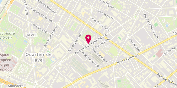 Plan de SOLOMON Monique, 64 Avenue Félix Faure, 75015 Paris