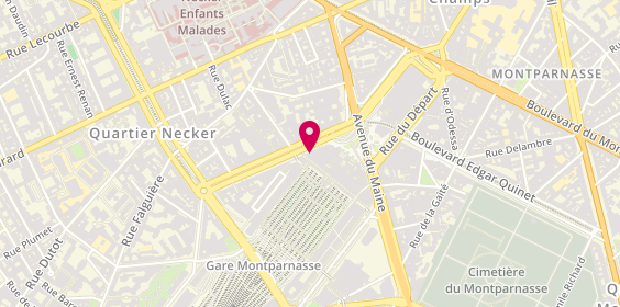 Plan de GERMEAU Nathalie, 17 Boulevard de Vaugirard, 75015 Paris
