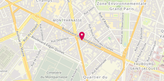 Plan de COHEN Emile, 118 Boulevard du Montparnasse, 75014 Paris