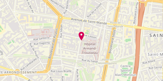 Plan de CAMBIER Tatiana, 26 Avenue du Dr Arnold Netter, 75012 Paris