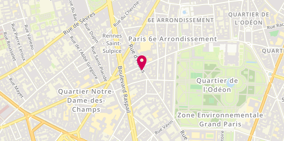 Plan de HORLAIT-MAILLET Irène, 36 Rue d'Assas, 75006 Paris
