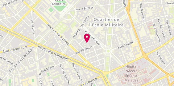 Plan de MARCOLLET Anne, 6 Rue Leon Vaudoyer, 75007 Paris