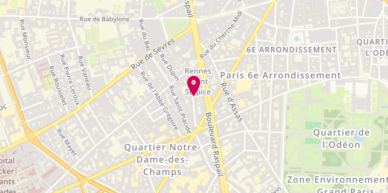 Plan de BACQUET-LEFEBVRE Aleth, 9 Rue du Regard, 75006 Paris