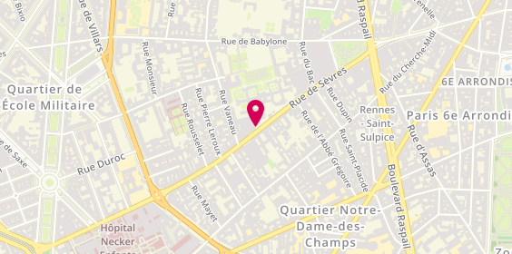 Plan de STEENHAUT Patricia, 149 Rue de Sevres, 75007 Paris