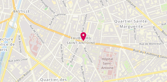 Plan de HAINAUT Françoise, 151 Rue du Faubourg Saint Antoine, 75011 Paris
