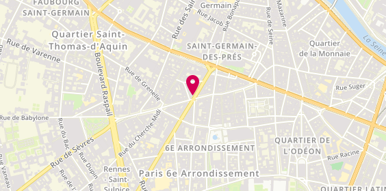 Plan de LAMBERT Michel, 64 Rue de Rennes, 75006 Paris