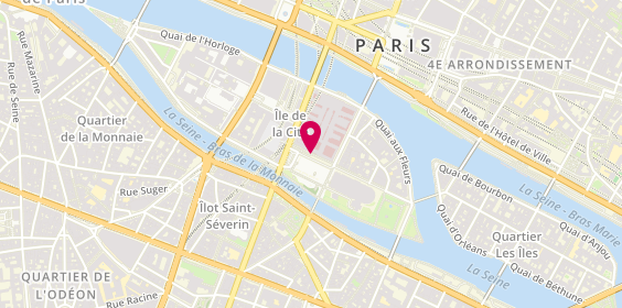 Plan de MARDHEL Delfany, 1 Place du Parvis de Notre Dame, 75004 Paris