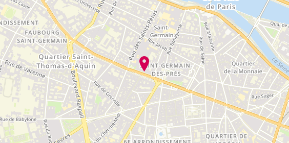 Plan de GIRAUD Elisa, 176 Boulevard Saint Germain, 75006 Paris