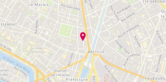 Plan de WROBEL Nathan, 15 Rue Jean Beausire, 75004 Paris