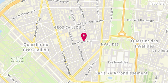 Plan de ROULLET Christine, 151 Rue de Grenelle, 75007 Paris