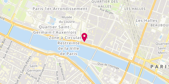 Plan de DESTREGUIL-REESEN Didier, 28 Quai du Louvre, 75001 Paris
