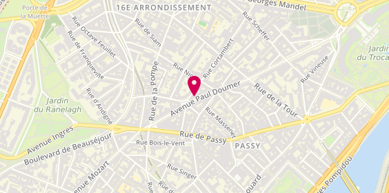 Plan de JEGADEN Margaux, 80 Avenue Paul Doumer, 75116 Paris