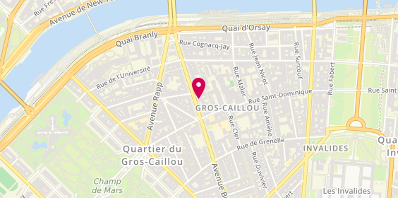 Plan de CERF Patrick, 25 Avenue Bosquet, 75007 Paris