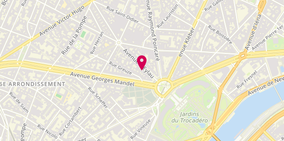 Plan de RECOULES-ARCHE Aude, 11 Avenue d'Eylau, 75116 Paris