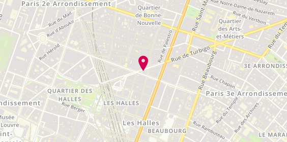 Plan de DEQUATRE Catherine, 16 Rue de Turbigo, 75002 Paris