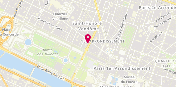 Plan de AUBERTEL Brigitte, 5 Rue des Pyramides, 75001 Paris