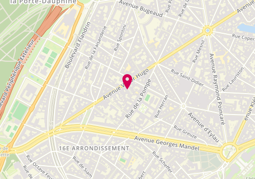 Plan de SADOUN Méryl, 4 Square Thiers, 75116 Paris