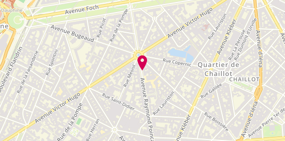 Plan de JOCHIMEK-CHOLAL Francine, 76 Avenue Raymond Poincaré, 75116 Paris