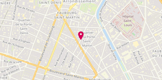 Plan de DUSSOUR Chloé, 16 Rue Lucien Sampaix, 75010 Paris