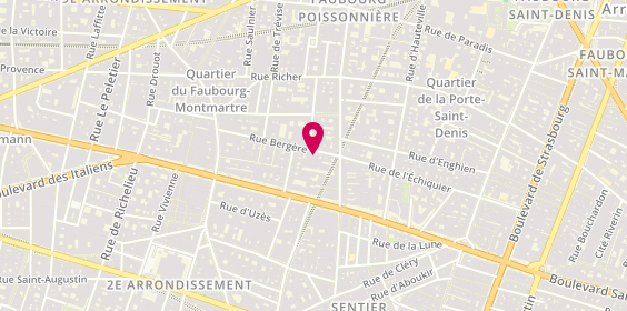 Plan de BOUAZIZ Jérôme, 7 Rue Bergère, 75009 Paris