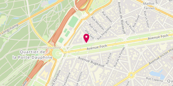 Plan de CORNIER Edgard, 76 Avenue Foch, 75116 Paris