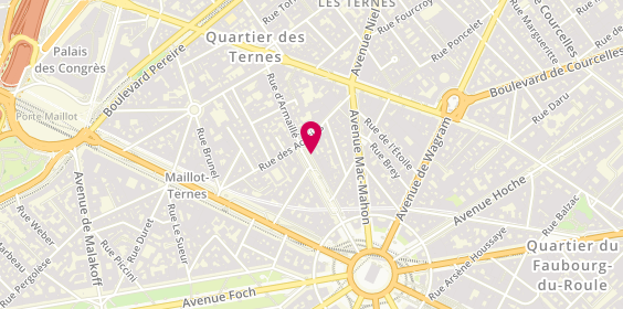 Plan de THERON-Gérard Lucie, 28 Avenue Carnot, 75017 Paris