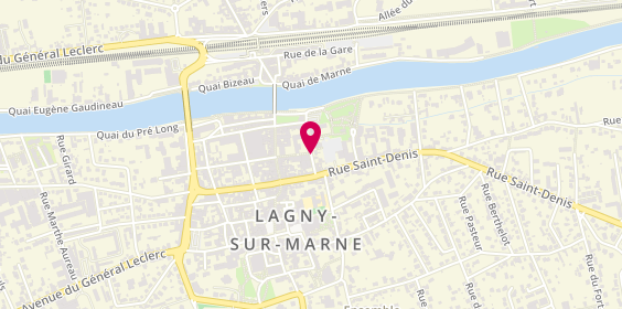 Plan de DESPLANCHES Isabelle, 8 Rue Delambre, 77400 Lagny-sur-Marne