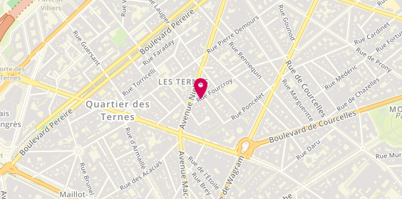 Plan de REBOUILLAT Alain, 6 Rue Fourcroy, 75017 Paris