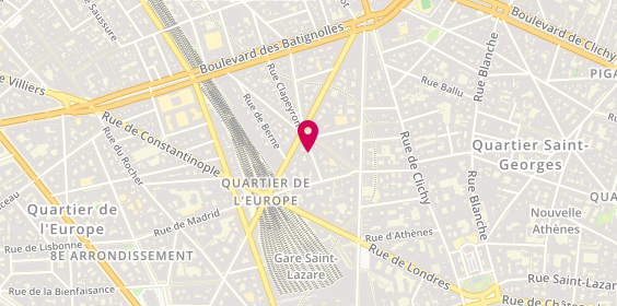 Plan de FURET Elise, 9 Rue de Turin, 75008 Paris