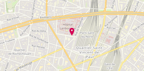 Plan de GUESDON Elodie, 2 Rue Ambroise Pare, 75010 Paris