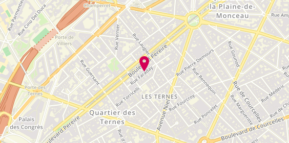 Plan de PIERRE Guillaume, 15 Rue Faraday, 75017 Paris