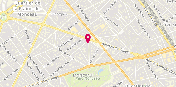 Plan de GUGLIELMINA Jean-Noël, 17 Rue de Phalsbourg, 75017 Paris