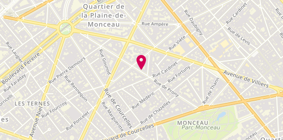Plan de LAUNOIS-LANBA Catherine, 54 Rue de Prony, 75017 Paris