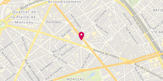 Plan de HAMOU-PLOTKINE Laurence, 133 Boulevard Malesherbes, 75017 Paris