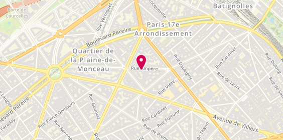 Plan de GOETA Jacqueline, 19 Rue Ampère, 75017 Paris