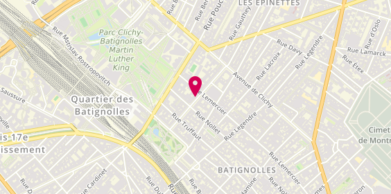 Plan de Bodilcu Kakon Bogdana, 27 Rue Brochant, 75017 Paris