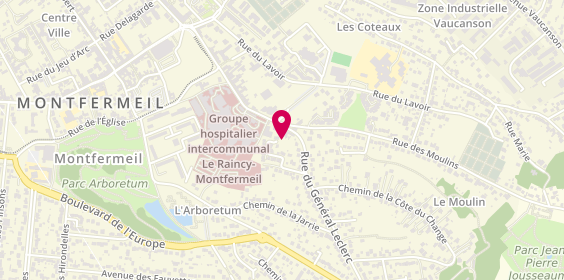Plan de PACURAR Anamaria-simona, 10 Rue du General Leclerc, 93370 Montfermeil