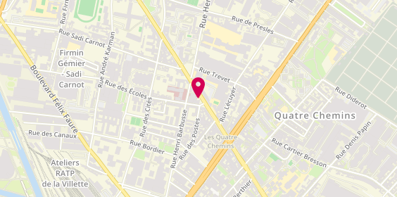 Plan de MEDKOURI Touria, 120 Avenue de la Republique, 93300 Aubervilliers