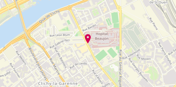 Plan de CHARLES Cécile, 100 Boulevard du General Leclerc, 92118 Clichy