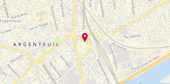 Plan de MONVOISIN-GUYOMARC'H Jacqueline, 4 Boulevard Maurice Berteaux, 95100 Argenteuil