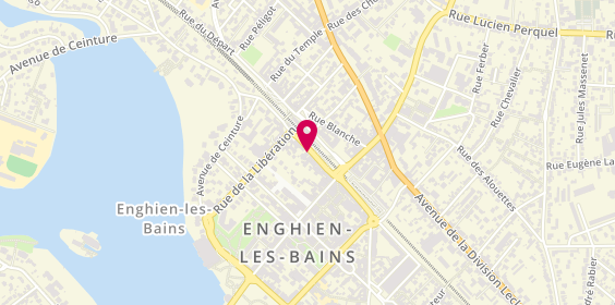 Plan de LETENDRE Irène, 11 Rue de l'Arrivée, 95880 Enghien-les-Bains