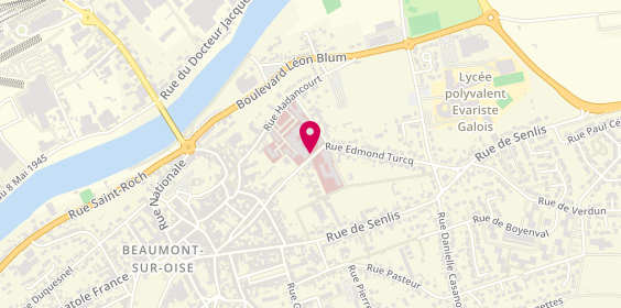 Plan de BAIT Sabrina, 25 Rue Edmond Turcq, 95260 Beaumont-sur-Oise