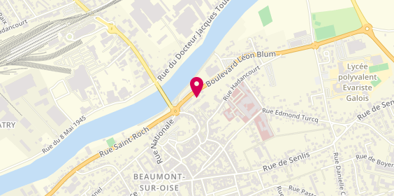 Plan de ADELAKOUN René, 49 Boulevard Léon Blum, 95260 Beaumont-sur-Oise